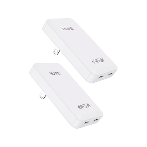 Generic 45W Dual USB-C GaN Charger (2-Pack, Foldable)