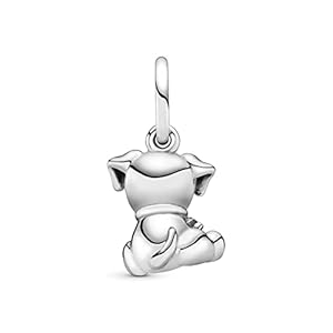 PANDORA Labrador Puppy, Black Enamel