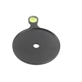 Stativ-Wasserwaage, ABS-Kamera-Wasserwaage für 48 mm, 60 mm, 76 mm Halterungen, Fotografie-Nivellierwerkzeug und Videofilmer-Auswuchtzubehör, schwarzer Blitzschuh-Adapter (60 mm)