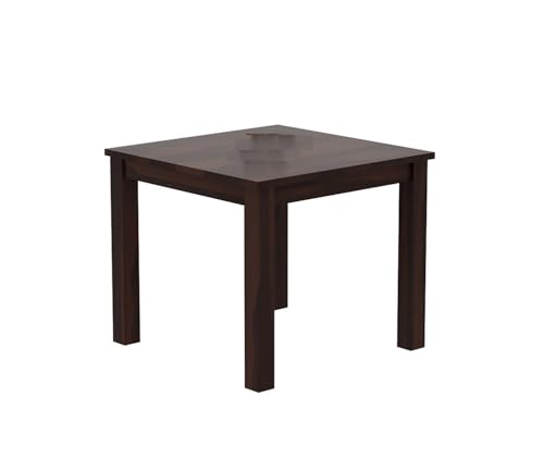 Image of AS Arts Sheesham Wood Dining Table Set of 4 | Compact 4 Seater Wooden Dining Set for Home & Dining Room | Solid Wood Dining Table with Cushioned Chairs | Dark Walnut Finish