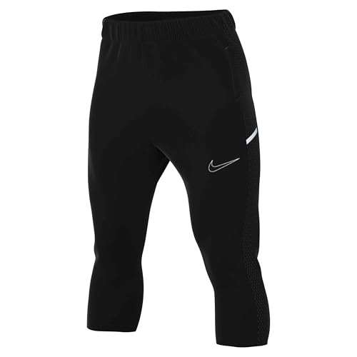 Nike FZ9787-010 M NK DF ACD25 3/4 Pant KP Pants Homme Noir/Blanc/Blanc Taille M