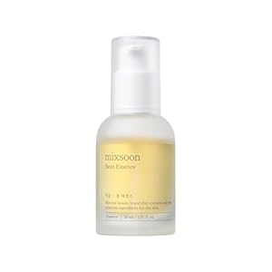 mixsoon Bean Essence 1.01 Fl.Oz. / 30ml (Pack of 1) Exfoliating Hydrating Korean Skin Care Hyaluronic Acid Serum Korean Glass Skin Care