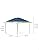 Garveelife Pop Up Gazebo 13x13, 6 Sided Outside Canopy Tent with Mosquito Netting, One Push Setup for Backyard Patio Garden Activities - Gray