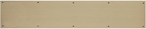 6 x 40 in. Screw Mount Antique Brass Kick Plate