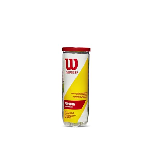 WILSON Tennis Balls WRT100101 3-Pack Championship Hard Court Tennis Balls - Quantity 24