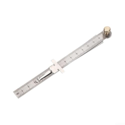 Image of Stainless Steel Wedge Taper Gauge 1-150mm for Bore Measurement - Precision Hole Diameter Tool for Automotive & Construction