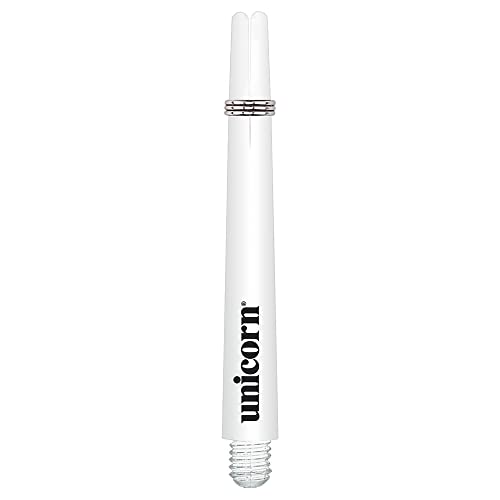 Unicorn Gripper 3 Dart Shaft Stem Set, 15 Shafts, Size Medium - 44.2Mm, White #TOP1