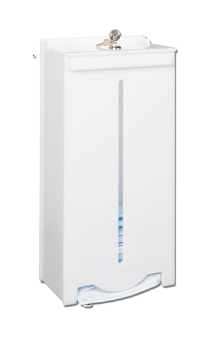 Poltex Locking Earloop Mask Dispenser-White (Wall Mount)