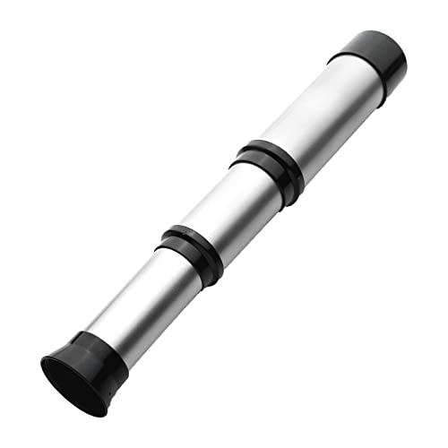 JEATHA Pirate Handheld Telescope Plastic Toy Spyglass Portable Captain Monocular Telescope for Travel Hiking Hunting Watching Silver One Size