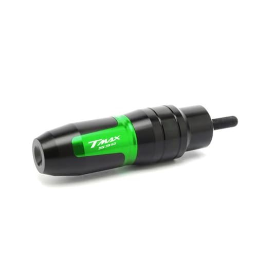 Sliders de cadre de moto Tmax 530 vert pour éviter les rayures et protéger l'échappement 2012-2018