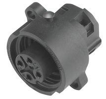 AMPHENOL C016 20G003 100 12 Circular Connector Receptacle 3 Position Panel; Connector Type:Circular Industrial; Product Range:ECOMATE Plastic Series; Circular Shell Style:Panel Mount RECEPTA
