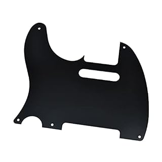 Dopro Plaque de protection vintage en aluminium anodisé à 5 trous pour Telecaster américain/mexicain FD Noir - Les Beatles, Paul McCartney, John Lennon, RIngo Starr, George Harrison Dopro Plaque de protection vintage en aluminium anodisé à 5 trous pour Telecaster américain/mexicain FD Noir – Image 3