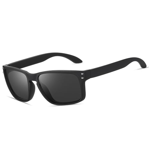 Aullwyr Occhiali da Sole da Uomo Polarizzati - Occhiali Rettangolari Protezione UV per Uomo Donna Guida Occhiali da sole Classici