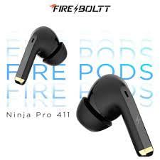 Image of Fire Boltt Fire Pods Ninja Pro 411 True Wireless - In Ear, Black