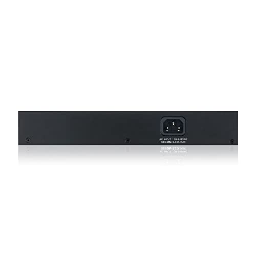 Image of Zyxel 24 Port Ethernet Switch | Smart Managed Gigabit Network Switch | 24x GbE RJ-45 Ports | 48 Gbps Switching Capacity | Wall or Rack Mount, Mounting Kits Included | Fanless | GS1900-24E