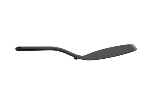 Foto von Fiskars Pfannenwender mit dünner und flexibler Spitze, Ideal für Omeletts und Pfannkuchen, Kunststoff, Länge: 32 cm, Functional Form, Schwarz, 1023612
