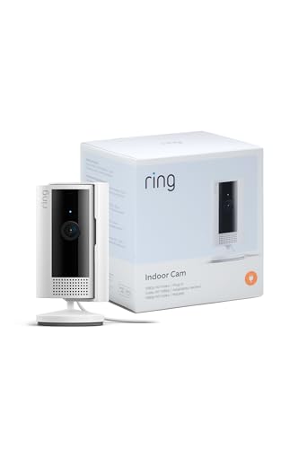 Ring Indoor Camera (2nd Gen) | Plug-In Pet Security Camera | 1080p HD Two-Way Talk Wifi Privacy Cover DIY | alternative to CCTV system | 30-day free trial of Ring Subscription Plan