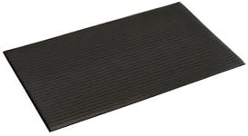 Apache Mills Ribbed Surface Mat, 3 Foot Wide 60 Foot Roll Black