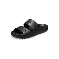 Crocs Unisex Adult Classic Sandal 2.0, Black, US M7W9