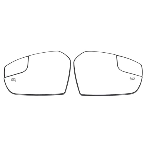 Verre rétroviseur compatible avec Ford Escape 2018 2019 dégivrant électronique