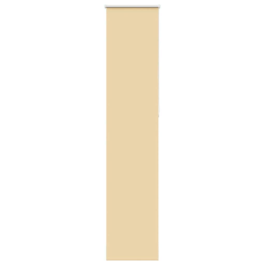 vidaXL Roller Blind Blackout Beige 40x210 cm Fabric Width 35.7 cm Polyester