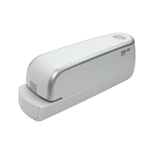 INOZTO Electric Stapler, Automatic, Portable & Wireless, 210 Staples Capacity, 25 Sheet (26/6 Staple) Capability, Dual Power Mode, Quiet Under 80dB, Flat Clinch Design for Office, Home, and Crafts