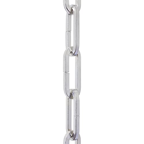 Image of RCH Hardware CH-I-49S-PC Iron Chandelier Chain, Polished Chrome (1 Foot)