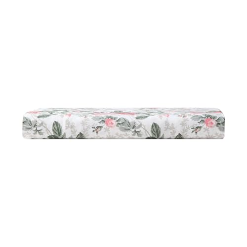 Image of Laura Ashley - Full Sheet Set, Buttery-Soft Bed Sheets with a Naturally Silky Smooth Cotton Sateen Lightweight Feel - Matching Pillowcases & Fitted Sheet (Bettinas Blooms Red)