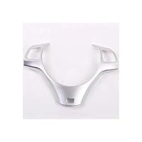 Autostuur Auto Stuurwiel Panel Decoratie Cover Sierlijst Sticker Voor B&MW 1 3 Serie E87 E90 E92 E93 2005-2012 Auto stuurhoes (Color : C3 2pcs
