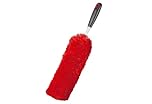 OXO Good Grips Microfiber Hand Duster – Double-Sided Flexible Head – Slim Profile for Tight Spaces – Washable & Reusable – Non-Slip Handle