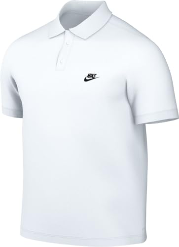 Nike FN3894-100 Nike Club Polo Shirt Hombre White/Black Tamaño M