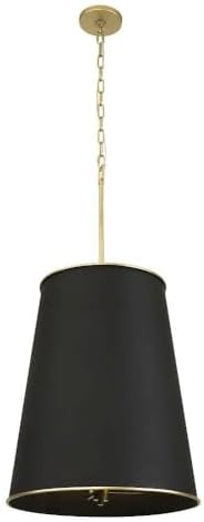 Varaluz Coco 9-Light Foyer Matte Black/French Gold