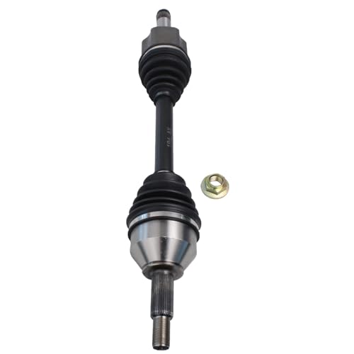 Image of Detroit Axle - FWD Front 2pc CV Axles for Ford Flex Taurus Lincoln MKS Mercury Sable [Naturally Aspirated], 2 CV Axle Shafts Assembly Replacement