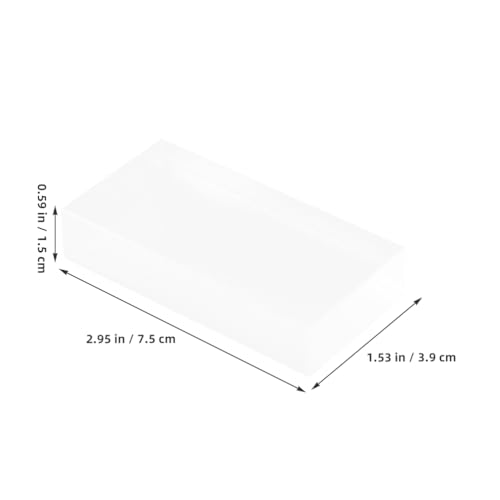 Image of Toyvian Rectangular Glass Blocks for Optical Refraction Physics Experiments 2-Pack Science Education Tools for Classroom and Laboratory Use