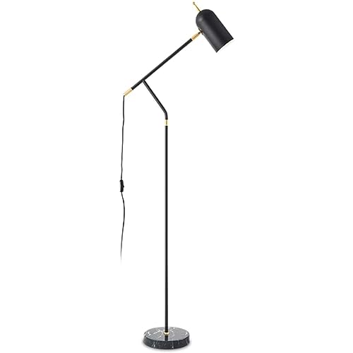 Lámpara de pie minimalista HJLJKG con poste de hierro y estética retro