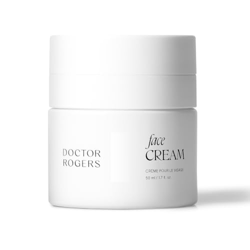 Doctor Rogers Face Cream for Intense Hydration Anti-Aging Moisturizing Lotion to Reduce Fine Lines and Wrinkles Brighter Complexion Skin Barrier Protection for Day or Night 1.7 Oz (50ml)
