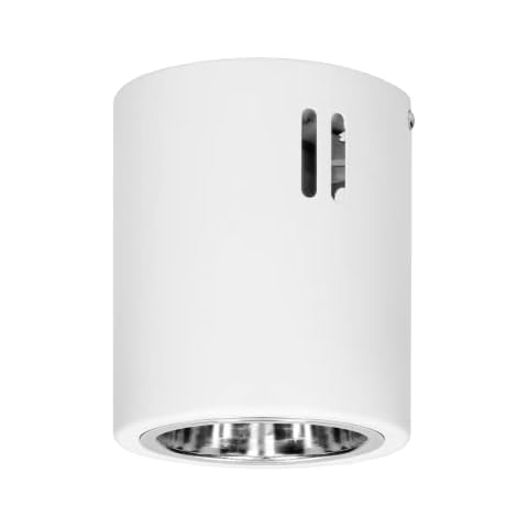 Adviti KORIN 10 Plafon LED Techo Downlight 60W E27 Acero (Blanco) Cover