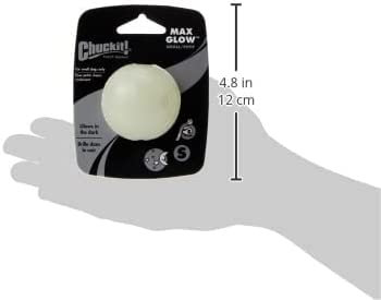 Chuckit! (4 Pack) Max Glow in The Dark Fetch Dog Toy Small