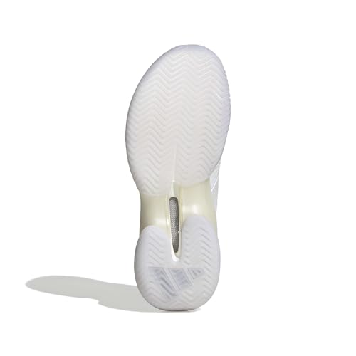 adidas Women's Barricade 1/4 Tennis, White/Zero Metallic/White, 10 by adidas - Used condition - Image 2