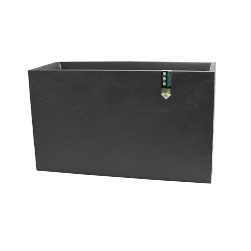 EDA - Muret Volcania 116 L - Décor Imitation Pierre - Utilisable à l'Intérieur et à l'Extérieur - Zone de Rétention d'eau pour Limiter l'Arrosage - 99,5...
