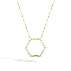Gold-H-Dainty Hexagon
