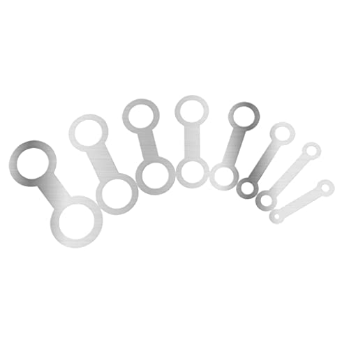 Dickly Ensemble de 8 Saxophone Sax Pads Outil de Réparation pour Accessoires D'instruments à Vent Cover