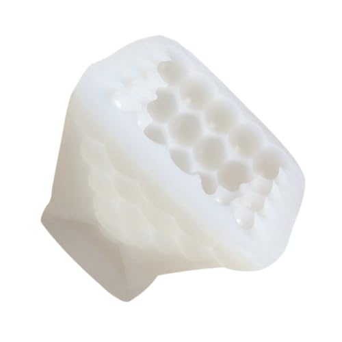TOGEVAL Molde de Silicona Reutilizable para Velas y Jabones y Fácil de Desmoldar Molde Creativo DIY para Manualidades y Aromaterapia para Hacer Velas Artesanales y Jabones Decorativos