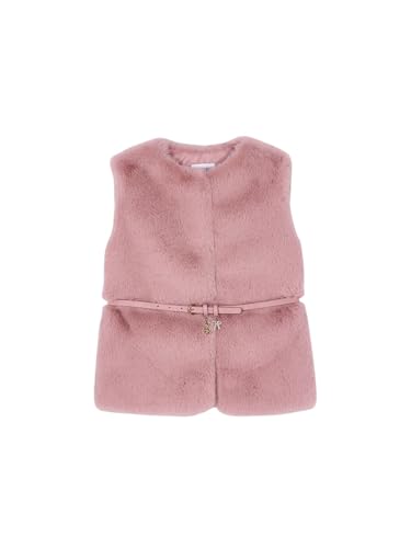 Mayoral Fur vest with belt for Girls Makeup