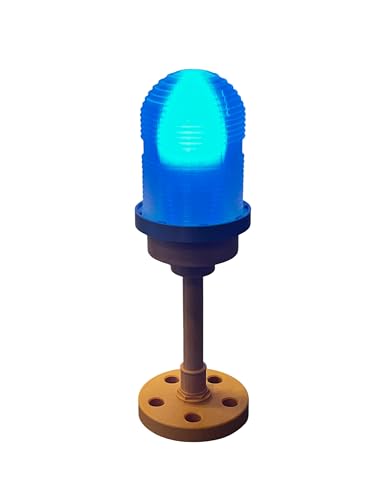 Replica Airport Runway Taxiway Lighted Lamp - Color Changing LED Lightbulb! - 120V - Aviation Decor, Pilot Gift