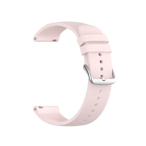 SRMVRNKNNK Fit For Garmin Venu 3�o���h�Ή��V���R���X�g���b�v�AFit For Forerunner 265 255 245 165�~���[�W�b�N�u���X���b�g�Ή�(Pink,20mm)