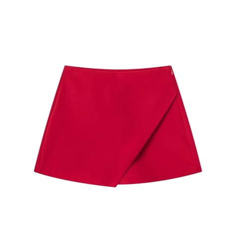 Jupe trapèze courte bleu marine style jupe-culotte décontractée taille L