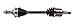 GSP NCV47541 CV Axle Shaft Assembly - Left Front (Driver Side)