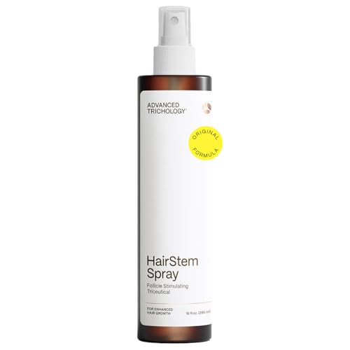 Advanced Trichology HairStem Follicle Stimulating Spray Clinical Strength Hair Growth Scalp Spray for Thinning Hair Biotin Saw Palmetto Hyaluronic Acid DHT Blocking & Scalp Support