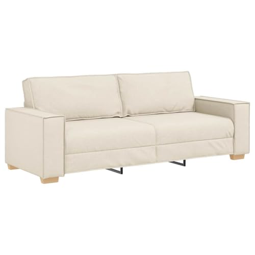 VidaXL Sofá de 3 plazas cómodo Beige